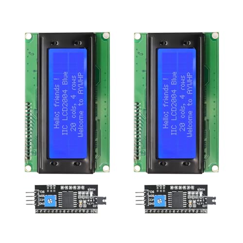 Display LCD 20x4 e modulo LCD 2004: programmate questo display con la scheda Arduino per visualizzare testi, dati o animazioni. Con 20 caratteri per riga e 4 righe, offre una capacità totale di 80 caratteri, ideale per progetti dinamici di sviluppo elettronico.