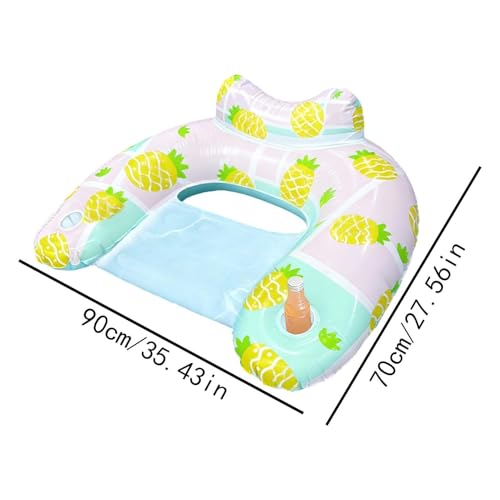 Fauteuil flottant de piscine haut de gamme en textile imperméable durable