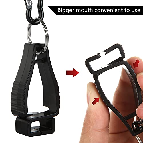 20PCS Glove Clips Glove Belt Clips Work Safety Clip Glove Keeper Glove Holder Clip Glove Grabber Clip Holder for Belt Loop Guard Worker Construction
