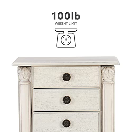 Powell PAMZN1968 Darcy Off White Jewelry Armoire thumb #13