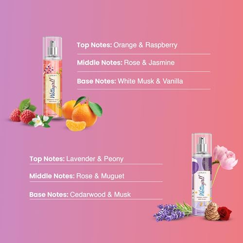 Image of Layer'r Wottagirl Women's Body Splash Duo | French Peony & Mandarin Twist Perfumes | 60ml Each | Floral & Citrus Scents | Long-Lasting Freshness