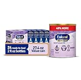 Enfamil NeuroPro Gentlease Baby Formula, Brain Building DHA, HuMO6 Immune Blend, Reduce Fussiness, Crying, Gas & Spit-up in 24 Hrs,27.4 Oz Can + Ready-to-Feed Infant Formula,Liquid, 2 Fl Oz (24 Count)