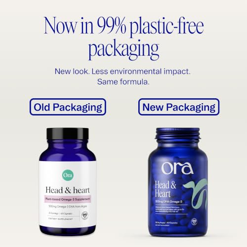 Ora Organic Vegan Omega 3 Algae Supplement