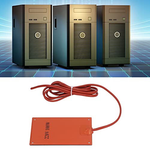 Silikon-Heizmatte Ultradünne Heizmatte aus Silikonkautschuk für den Schrank (100 W)