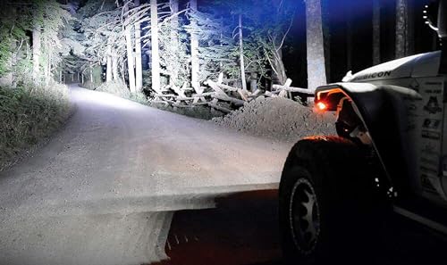 Kit de lámparas LED de niebla 24W para Jeep Wrangler miniatura 6