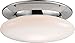 Hudson Valley 7015-PC, Irvington Energy Star Flush Mount Ceiling Light, 1 Light LED, Chrome