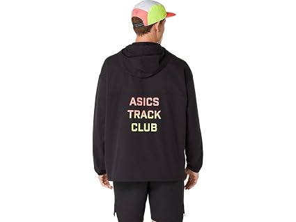 Buy ASICS Mens Performance Black ATC RELAXED PULLOVER JACKET - M