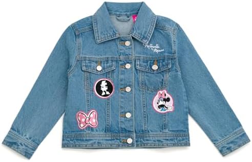 Disney Junior Girls Denim Jacket Toddler to Big Kid Sizes (2T - 1...