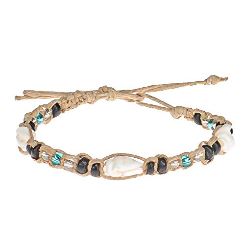 BlueRica Hemp Anklet with Nassa Shells