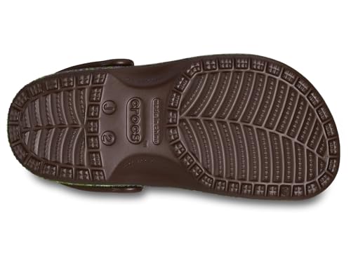 Image of Crocs Kids Unisex Classic I Am Clogs (Little Kid /Toddler /Big Kid) Coffee /Multi Bugs 5 Medium