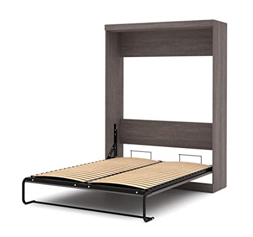 Bestar Nebula 65W Queen Murphy Bed In Bark Grey #TOP2