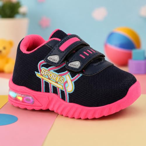 Image of Hunter-4 Multicolor LED Light Slipon Casual,Walking & Running Unisex Shoes for Boys & Girls Suitable on Every Outfit (2 Years-5 Years)(Pack of 1 Pair)
