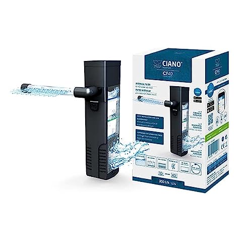 Filtre interne Ciano CF40 pour aquarium 10-40 L avec débit optimal - 2