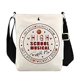 UJIMS School Musical Inspired Mercch Musical The Series East High Crossbody Bag Theatre Fans Gift (HighSchoolCrossbodyBag)