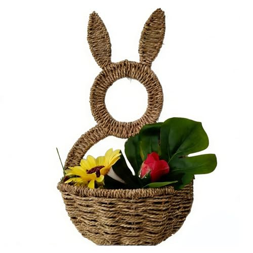 Panier de fleurs en rotin flexible pour ranger et décorer votre espace de vie