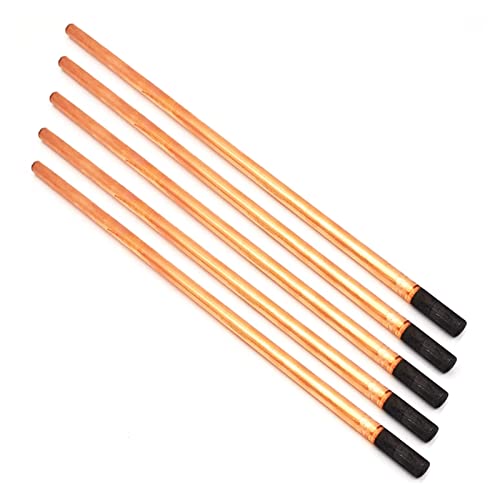 MCNVNEFSAW 5 unids/Lote Soldadura de Barras de Calentamiento Dia 10mm Spotter Spot Stud Soldder Metal Grafito Calor Encogimiento de Soldadura Barra de Soldadura electrodo Carbono Herramientas para c