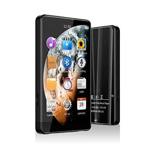 Agakull X2031 Mp3 Player With Bluetooth,Portable Full Touchscreen Music Player With Speaker And Micro Sd Card Slot,Mp4 Player cover