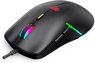Mouse Gamer Havit MS1031 RGB, USB, 7200 DPI, 6 Botões, Alta Precisão, Software -