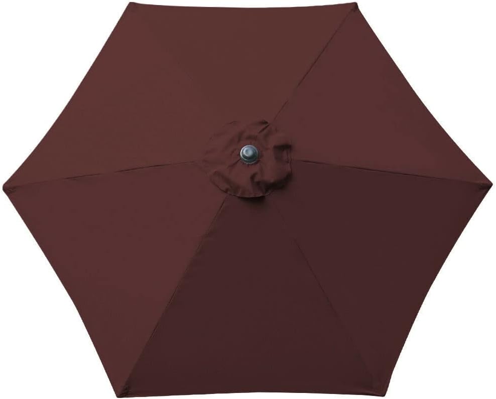 Garden Parasol Garden Parasol Umbrella Patio Outdoor Sun Shade Aluminium Crank Tilt 2.5M Round Patio Umbrella Garden Umbrella Sun Shade Canopy