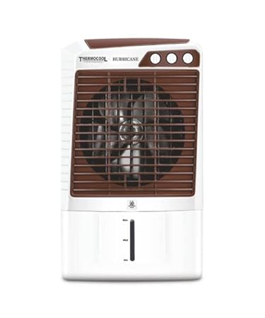 THERMOCOOL - Hurricane 60 Litres ABS PLASTIC Honeypad Air Cooler (Brown)