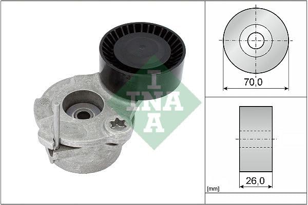 INA 534 0630 10 Galet tendeur de courroie d'accessoire