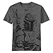Star Wars Boba Fett Sarlacc Bait Charcoal T-Shirt, Large