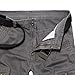 JEShifangjiusu Mens Belt Cargo Shorts with Multi Pockets Hiking Casual Short Pants All Cotton Strench Work Short (Grey,32)