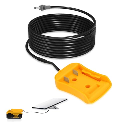 Adaptador de corriente Starlink Mini CC cable 16 AWG compatible con fuente de alimentación DeWalt 20V