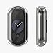 kwmobile Case Compatible with Xiaomi Mi Band 9 / Smart Band 9 Case - 2X TPU Silicone Fitness Tracker Cover - Transparent/Black