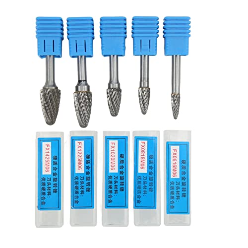 Juego de fresas de carburo Brilluxa con vástago 6mm
