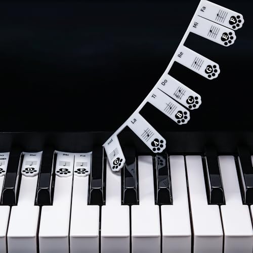 XynkoreX Silicone Piano Keyboard Stickers, Removable Piano...