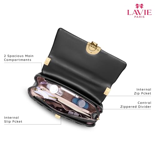 Image of LAVIE PARIS Women's Quincy Medium Flap Crossbody Sling Bag | Ladies Purse Handbag | Gift for Women