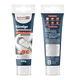 Körnige Spachtelmasse Fertigspachtel 330g in Tube für Putz & Mauerwerk, Strukturspachtel innen & außen, Putzstruktur Wandspachtel Reparaturspachtel gebrauchsfertig - DICHTON D.62W