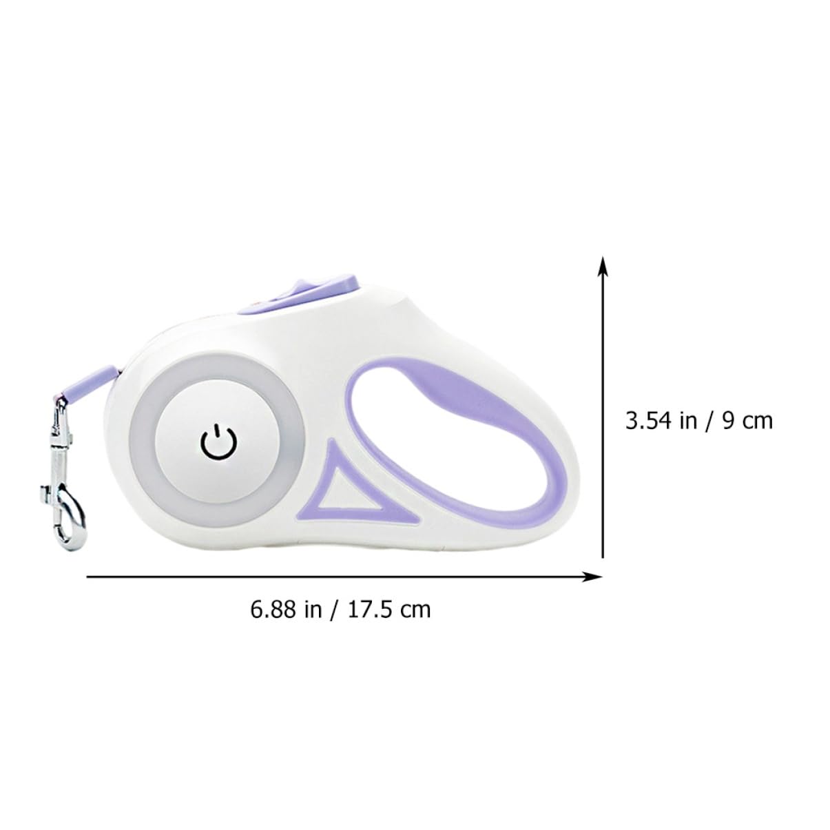 Toyvian Laisse pour Rétractable avec Lumière LED de Traction Automatique Laisse Portable pour Promenade de Accessoire