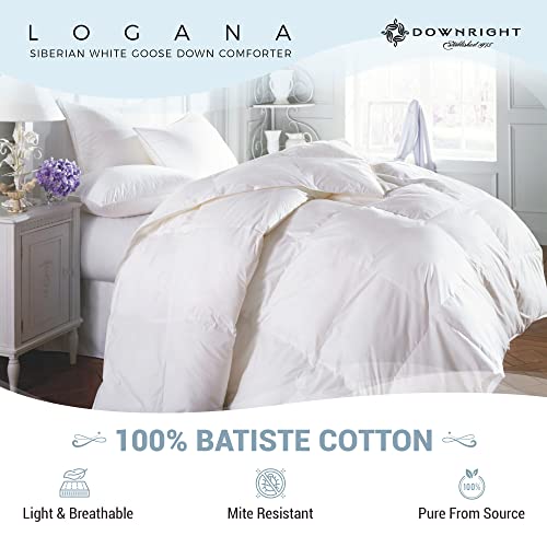 Downright 360 Thread Count 61 Oz Logana Comforter, 108" X 94", Os King #TOP3