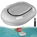 Inflatable Floating Coolers for River Lake, 38 Qt Heavy Duty PVC Cooler Float with 4 Handle for River Kayaking, Easy to Lift, Reflective Floating Coolers for Fishing, Includes Inflation Tool.