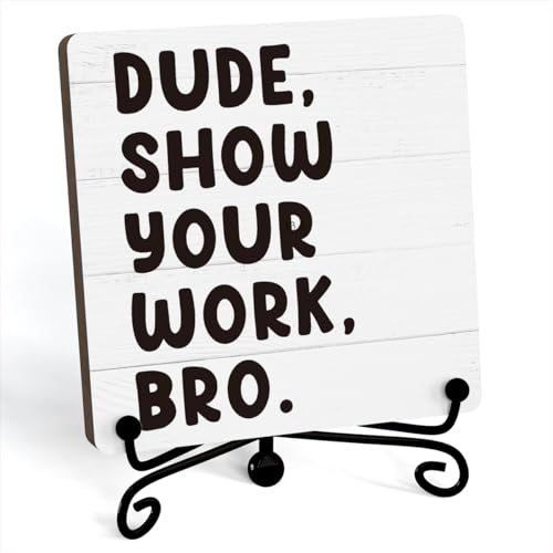 53% Off Funny Classroom Decor Wooden Plaque with Stand