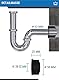 FEINER® [ 2er SET ] Siphon - Gummimanschette 50 32 außen Ø 50mm x innen Ø 28-32mm Gummimanschetten - Siphon Dichtung Waschbecken-Ablauf, Anschluss an DN 50 HT Ablauf Rohre und Siphonbogen