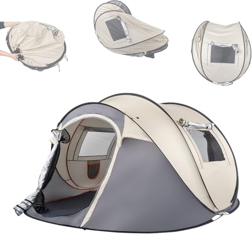 Carpa camping pop up para 4 personas, impermeable