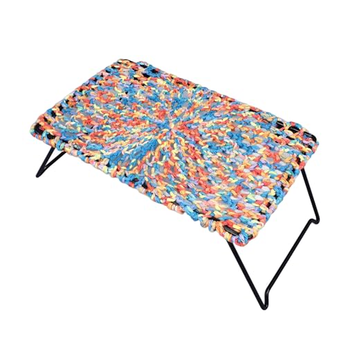 Cama de espreguiçadeira de répteis Cama de pequeno animal portátil dobrável portátil para cachorrinh