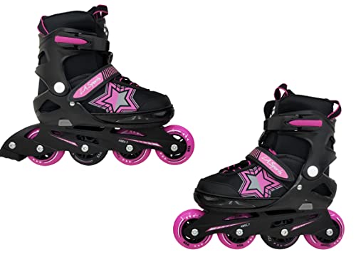 Inliner Skate Soft Kinder Jugend Damen Größenverstellung 5 Größen verstellbar