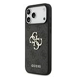 CG MOBILE Guess 4G duże etui z logo do iPhone 17 Pro (czarne)