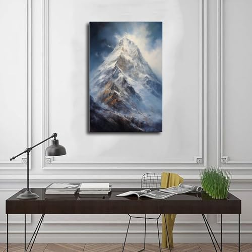 Impression sur toile de montagnes, une idée cadeau originale de 61 cm - 3