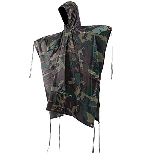 Surepromise Poncho imperméable à capuche pour adulte