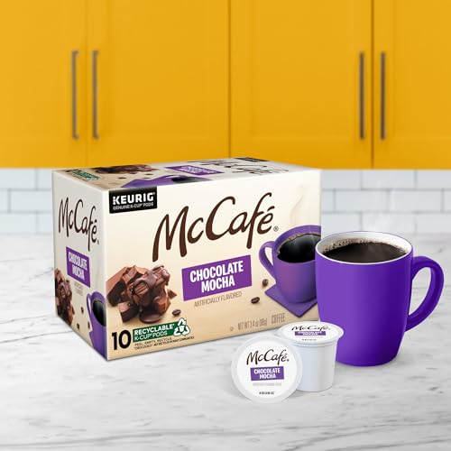 McCafe Chocolate Mocha, Single Serve Coffee Keurig K-Cup Pods, Flavored Coffee, 60 Count, (6 Packs of 10) - image 7