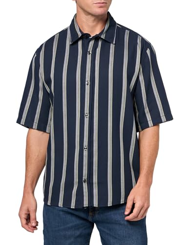 Chemise à manches courtes en tissage rayé HUGO idéale pour l'été