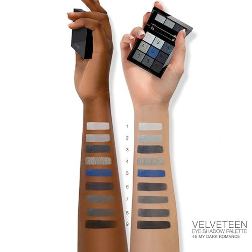 Image of GA-DE Velveteen Eyeshadow Palette 46 My Dark Romance 8.1 gm