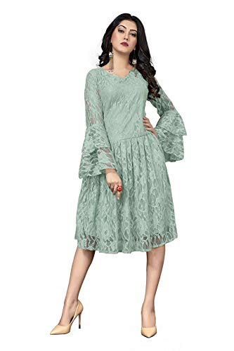 net frock kurti design