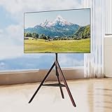 4. Large compatibilité : ce support TV polyvalent est adapté à la plupart des écrans LCD, LED et OLED plats ou incurvés allant de 32 à 75 pouces, avec une capacité de poids allant jusqu'à 50 kg, ce qui en fait un choix pratique pour diverses configurations.