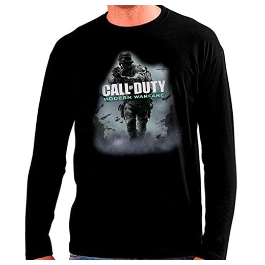 Mx Games Camiseta Call of Duty Modern Warfare 2019 Manga Larga Talla L Unisex Ancho/Largo [56cm/74cm] Aprox